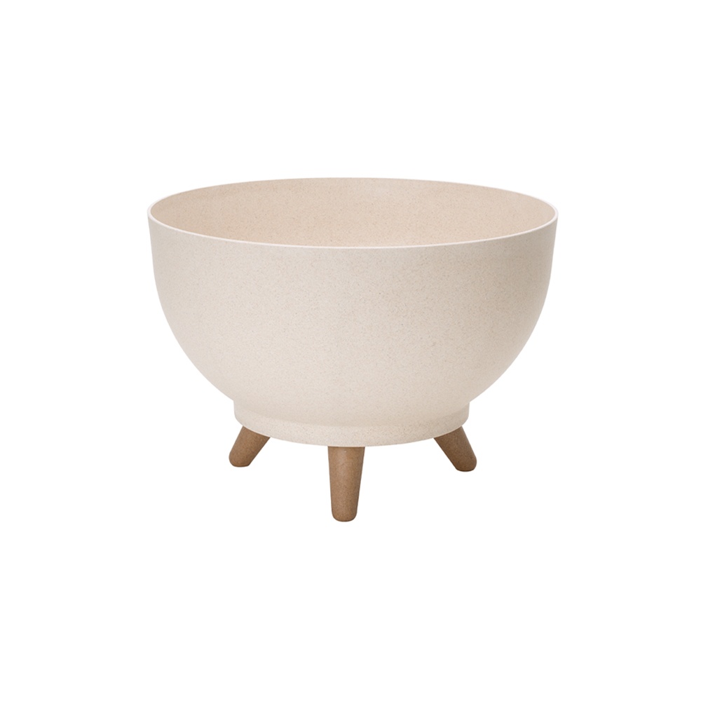 Bowl on legs Satina Wood